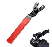 ZEWENWENHUA Red Angle Grinder Wrench Universal Adjustable Spanner Tool - 10-52mm Grinder Key for Cutting Wheel Disc, Anti-Slip Grip Spanner for Bench Grinders, Circular Saws, Mitre Saws