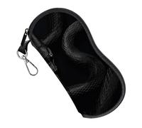 Zewurtuw Glasses Case Eyeglass Sunglasses Zipper Soft Neoprene Ultra Light Pouch Metal Belt Clip Aesthetic Women Men Girls, E9-black Dragon, One size