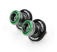 ZEXDDI Fit For Z650 RS Ninja 650 EX650 2017-2025 Versy650 Motorcycle CNC 2PCS M8 Swingarm Spool Sliders Stand Screw Z 650 Ninja650 Z650RS Swing Arm Slider Bobbins (Green)