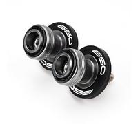 ZEXDDI Fit For Z650 RS Ninja 650 EX650 2017-2025 Versy650 Motorcycle CNC 2PCS M8 Swingarm Spool Sliders Stand Screw Z 650 Ninja650 Z650RS Swing Arm Slider Bobbins (Black)