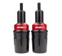 ZEXDDI Fit For Z650 RS Ninja650 Ninja 650 KRT Ninja 650L EX650 2017-2025 Motorcycle Frame Sliders Crash Protector Engine Guard Z 650 Falling Protection (Red)