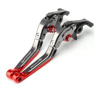 ZEXDDI Motorcycle Adjustable Folding Extendable Grip Suitable for CB750 HORNET CB 750 Hornet 2023 2024 2025 CNC Brake Lever Brake Clutch Lever Hornet 750 (Red)