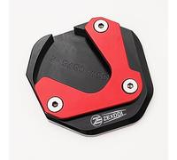 ZEXDDI Motorcycle CNC Fit For Hon-da X-ADV XADV 750 NC750X NC750 X HORNET CB750 TRANSALP XL750 Side Stand Extension Pad Kickstand Foot Enlarger Plate (Red)