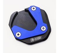 ZEXDDI Motorcycle CNC Fit For Hon-da X-ADV XADV 750 NC750X NC750 X HORNET CB750 TRANSALP XL750 Side Stand Extension Pad Kickstand Foot Enlarger Plate (Blue)