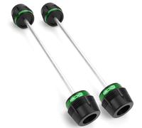 ZEXDDI Motorcycle Wheel Slider Suitable for Z900 SE RS Z900SE Z900RS 2019-2025 Front Rear Wheel Fork Slider Axle Crash Protector Z 900 RS SE 2024 2023 Wheel Protector (Green)