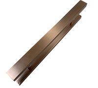 ZEXHBGFR Modern H Shape Wooden Sliding Door Handle Double Sided Simple Push Pull Design for Barn Garage and Glass Doors Red Bronze Finish 60cm/23.6 in