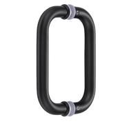 ZEXHBGFR Sliding Glass Door Handles - Pair of Replacement Shower Glass Door Handles for Bathroom 500mm PitchStainless Steel Easy to Install Modern Design