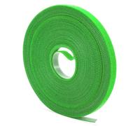 ZEXIJOW 25 m Green Plant Ties Velcro Adjustable Plants Velcro Tape Self-Adhesive, 10 mm Cable Ties Resealable Plant Ties Plants Velcro Tape for Plants, for Tying Plants, Tree