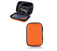 ZEXIJOW Portable Protective Case for Sandisk Extreme Pro/Extreme External SSD,Travel Bag for 128GB 500GB 1TB 2TB 4TB Devices,Carrying and Storage Cover,Orange