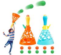 Zexint Children's Indoor Sports & Outdoor Fun Party Game Toy with 2 Toss Baskets and 10 Balls, for Boys and Girls Aged 5-12 Years Old