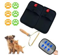 ZexJpr 9-Piece Pet Hair Remover Glove, Set for Dog and Cat Hair, Efficient Hair Removal of Clothes and Furniture, Scratches for Car and Household, Dog Loses Hair