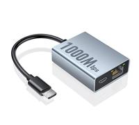 ZEXMTE 1000Mbps Ethernet Adapter for Fire TV Stick, Micro USB to RJ45 Gigabit Ethernet Network Adapter Compatible with Fire TV Stick 2/3/4K/4K MAX, Chromecast Google Home Mini