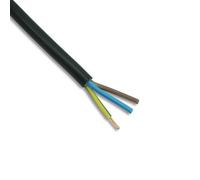 Zexum 0.75mm 3 Core Black Cable Flexible 3183Y - 1 Meter