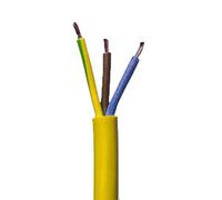 Zexum 1.5mm 3 Core Arctic Grade Flex Cable Yellow Round 3183AG - 1 Meter