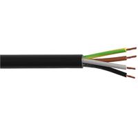 Zexum 1.5mm 4 Core Black Cable Flexible 3184Y - 1 Meter