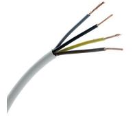 Zexum 1.5mm 4 Core White Cable Flexible 3184Y - 1 Meter