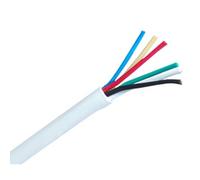 Zexum 3 Pair 6 Core Round White Burglar Alarm Cable - 50 Meter
