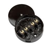 Zexum 5A 4 Terminal Junction Box - Brown