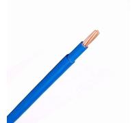 Zexum Blue 25mm 97A Blue Meter Tails 6181Y Round PVC/PVC Harmonised Cable - 1 Meter
