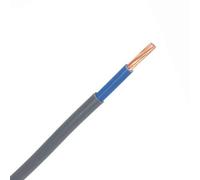 Zexum Grey 35mm 119A Blue Meter Tails 6181Y Round PVC/PVC Harmonised Cable - 1 Meter