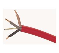 Zexum Red 1.5mm 16A Brown Black Grey Three Core & Earth 6243Y Flat PVC/PVC Harmonised Lighting Power Cable - 1 Meter
