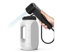ZEY LUXE Portable Electric Bidet with 2.5L Water Tank, Rechargeable Handheld Travel Bidet, LED Battery Display, Dual Spray Modes, USB-C Charging, Bottle Adapter & Hose