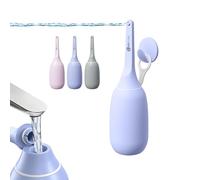 ZEY LUXE Upgraded Handheld Travel Bidet, Peri Bottle - Strong Pressure Manual Portable Bidet for Postpartum Care, Feminine Hygiene, Soft Squeeze, Wall-Mountable Hook, Carry Bag (Purple, 400 ML)