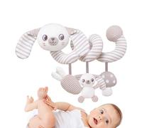 Zeyaoaea Baby Toys for Car Seat | Car Seat Stroller Toys,Animal Stroller Accessories Learning Activities for Girls Cot Crib Long Road Trips Outdoor Vacation Park Travel