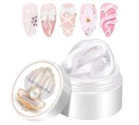 Zeyaoaea Nail 3D Sculpting Gel,Non-Stick Manicure Supplies | Solid Structural Nail Gel,for Beginners Professionals Beauty Lovers Students Women Girls Ladies Wives Mothers Brides Home Salon
