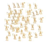 Zeyaoaea Soldiers Figures - Toy Soldiers Set,Model Miniatures 100x Statues Playsets for Pretend Play Parties Cake Decorations Educational Projects