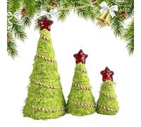 Zeyaoaea Tabletop Christmas Tree | Plush Artificial Home Decor | Little Desktop Tree Christmas Decor | for Indoor Shelf Bedroom Living Room Office Dorm Farmhouse Hotel Outdoor Garden Yard