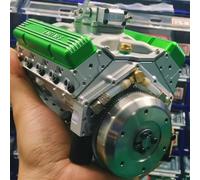 Zeyaoaea V8 Small-Block Engine Model Kits, Cison V8 Build Your Own Stem V8 Model Engine For Adults, Desk Ornament For Hobby Display Education Classroom Home Workshop Birthday Workplace Collector