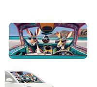 Zeyaoaea Windshield Cover Sun Shade - Auto Front Window UV Blocking Cover | Automotive Cartoon Cute Sun Blocker for Hot Weather Heat Travel Parking Trucks RV Outdoor Activities