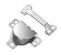 ZEYIYER 12 Sets Hook and Eye for Sewing, Metal Sewing Hooks and Eyes Closure, Easy to Sew Repair Hooks Replacement Clasps for Bra Hooks Trousers Pants Clothing (Silver)