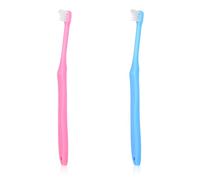 ZEYIYER 2 Pcs Wisdom Tooth Brush, Small Head Orthodontic Toothbrush, End Tuft Toothbrush for Adult, Soft End Tapered Tooth Brush for Gum Periodontal, Interdental Interspace, Dental Detail Cleaning
