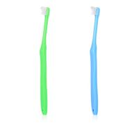 ZEYIYER 2 Pcs Wisdom Toothbrush, End Tuft Small Head Toothbrush for Adult, Soft End Tapered Orthodontic Tooth Brush for Gum Periodontal, Interdental Interspace, Dental Detail Cleaning