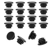 ZEYIYER 20 Pcs Handlebar Grips Ends, Plastic Bike Handle Bar End Plugs, Bike Handle Grip End Caps for Mountain Bikes, Road Bicycle, Most Bicycle Grip Bar