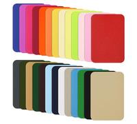 ZEYIYER 26 PCS Iron on Patches, 9.5 X 12.5 Cm Repair Patches for Clothing, Cotton Fabric Repair Tape for Clothes Hats Bag Shoes, Clothing Repair Decorating Kit(26 Colors)
