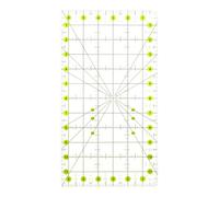 ZEYIYER Quilting Ruler, Sewing Ruler 12 X 6.5 Inches Acrylic Quilters Rulers Templates Fabric Cutting Rulers for Easy Precision Cutting Fabric, Sewing Accessories