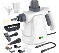 ZeyKaf Steam Cleaner, Handheld Steam Cleaner for Home, 12 Accessories Multisurface Portable Steamer for Cleaning, 450ML Capacity Hand Steam Cleaner with Safety Lock for Bath, Kitchen, Floor, Window