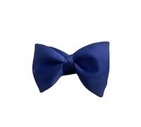 ZEYMINER Black Oversized Butterfly Bow Tie - Pre-tied Formal Tuxedo & Wedding Bow Tie, Navy Blue, One Size Fits All