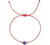 Zeytin 2pcs Evil Eye Bracelets, Red String Bracelet Protection, Evil Eye Bracelet for Women, Red Bracelet for Men, Pulsera Mal De Ojo Turco, Evil Eye Bracelets Men, 6mm Evil Eye, Glass, no gemstone