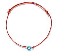 Zeytin 2pcs Evil Eye Bracelets, Red String Bracelet Protection, Evil Eye Bracelet for Women, Red Bracelet for Men, Pulsera Mal De Ojo Turco, Evil Eye Bracelets Men, 6mm Evil Eye, Glass, no gemstone