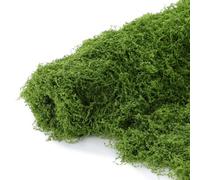 Zeyune 1 Pcs 39'' x 39'' Fake Moss Table Runner for Crafts Green Artificial Moss Sheet Roll Waterproof Carpet Blanket for Wall Roof Garden Wedding Party Decoration