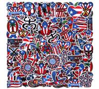 Zeyune 72 Pcs Puerto Rico Iron on Patches Bulk Flag Graffiti Embroidered Iron on Hat Patch Heart Fist Flower Ribbon Flower Frog Stripes Applique Sew on for Hat Backpack Clothes Shirt Jeans DIY Craft