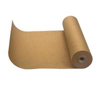 ZEZAZU Brown Kraft Paper Roll - Heavy-Duty 100gsm Gift Wrap Roll - Eco-Friendly & Recycled - Biodegradable & Reusable Wrapping Paper for Crafts, Gifts & Packing - 450mm x 50m