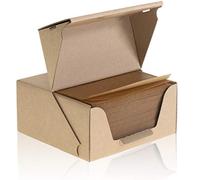 ZeZaZu Unbleached Parchment Paper Squares 14 x 14 cm (1000 Sheets) - Made in Europe - for Baking, Hamburger, Diamond Painting Craft I Dual-Sided Coating, Siliconized, Convenient Dispenser Box…