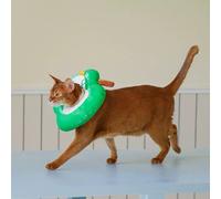 ZEZE Care Apple Pet Cone Elizabethan Collar | Colour: Green Apple | Size: Large
