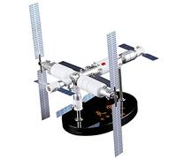 ZEZEFUFU 1/150 Scale Tiangong-1 Satellite Model Chinese Space Station Diecast Model Home Decoration Model