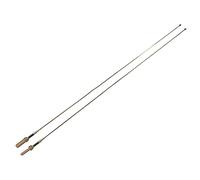 ZEZEFUFU 1 Pair Universal Metal Antenna for Henglong 1/16 RC Tank 3889 German Leopard 2A6 Accessory